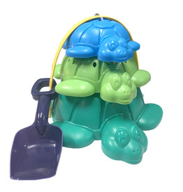American Plastic Toys Stacking Turtle Pail Set Plastic Toy for Kids