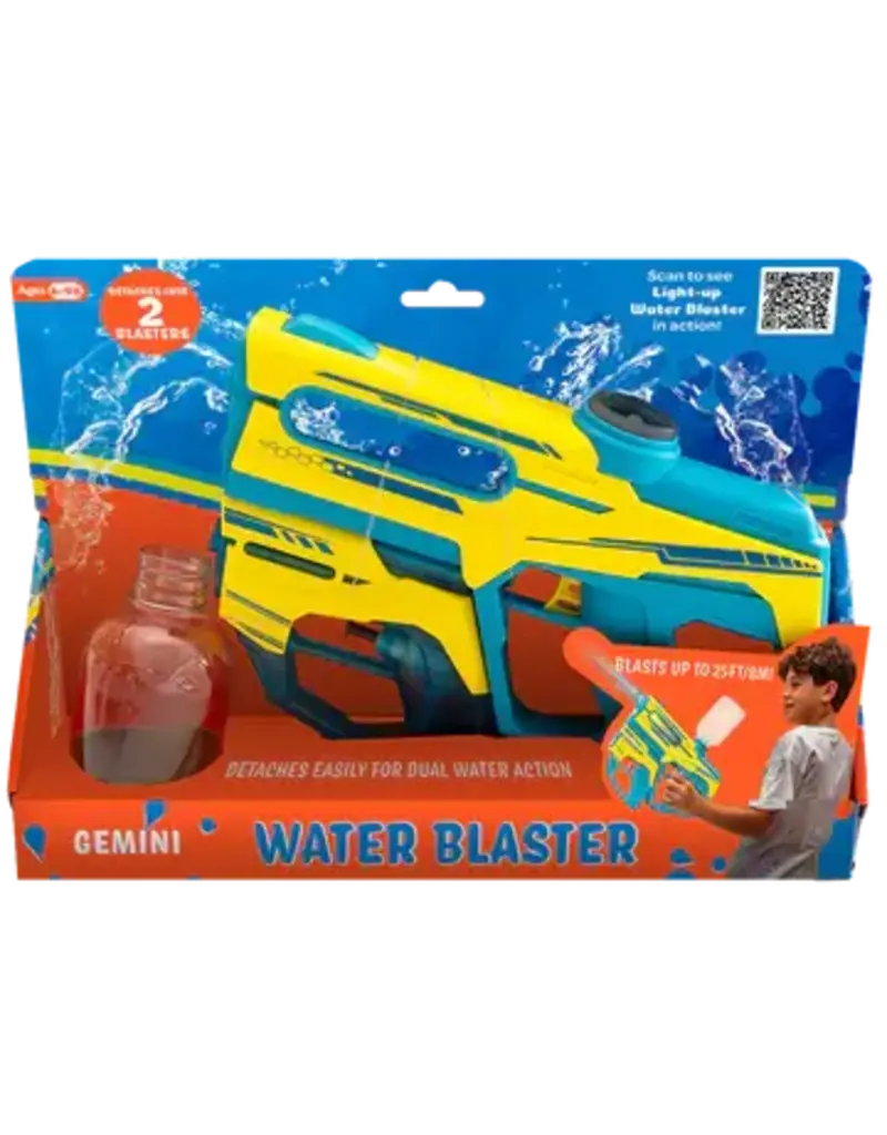 South Beach Bubbles Gemini 2-in-1 Light Up Water Blaster