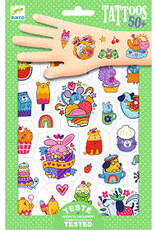 DJECO Craft Temporary Tattoos Sweet Mini