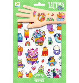 DJECO Craft Temporary Tattoos Sweet Mini