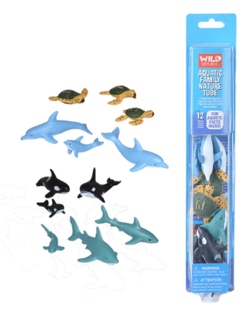 Wild Republic Nature Tube - Aquatic Family