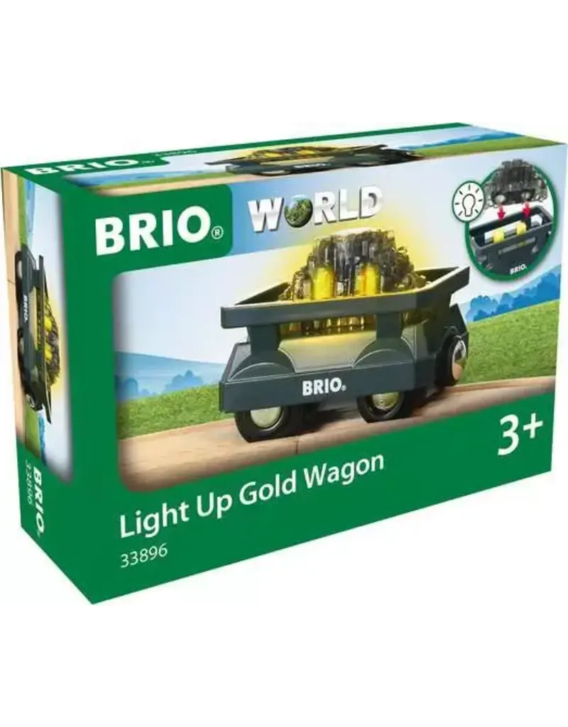 Brio Brio World Light Up Gold Wagon