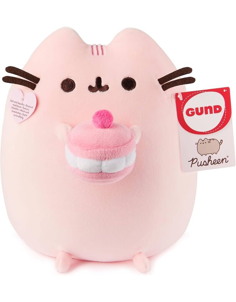 Gund Plush Pusheen Cherry Macaron Squisheen