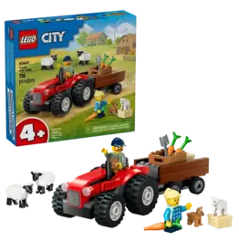 LEGO LEGO Red Tractor with Trailer and Sheep