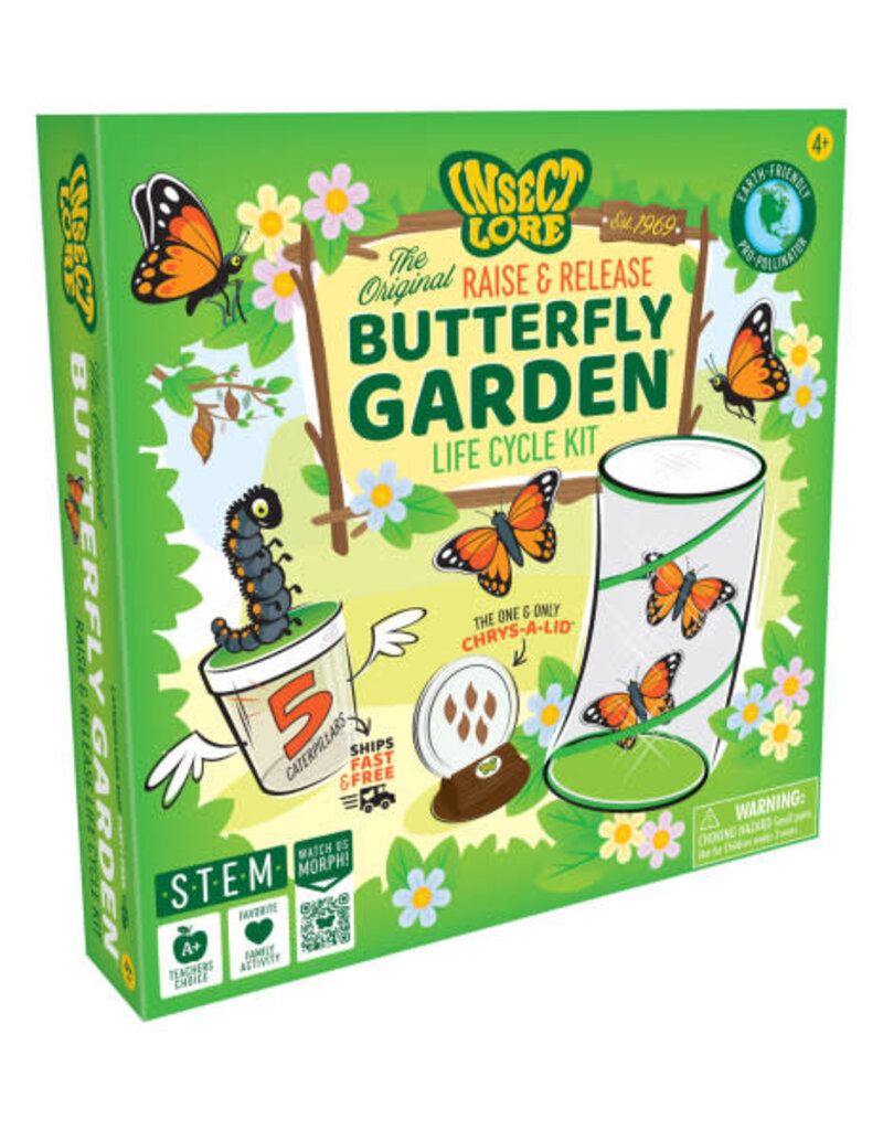 Insect Lore Butterfly Garden Growing Kit with Prepaid Voucher