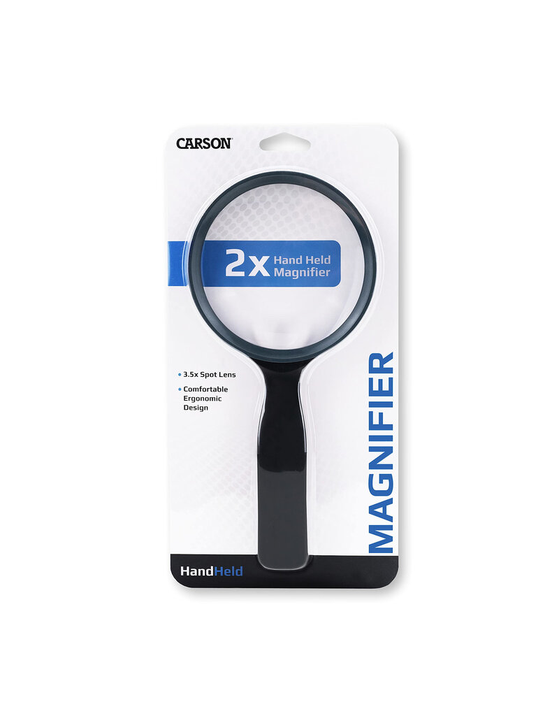 Carson optical Scientific Carson  2X Magnifying Glass w/ 3.5x Spot Lens