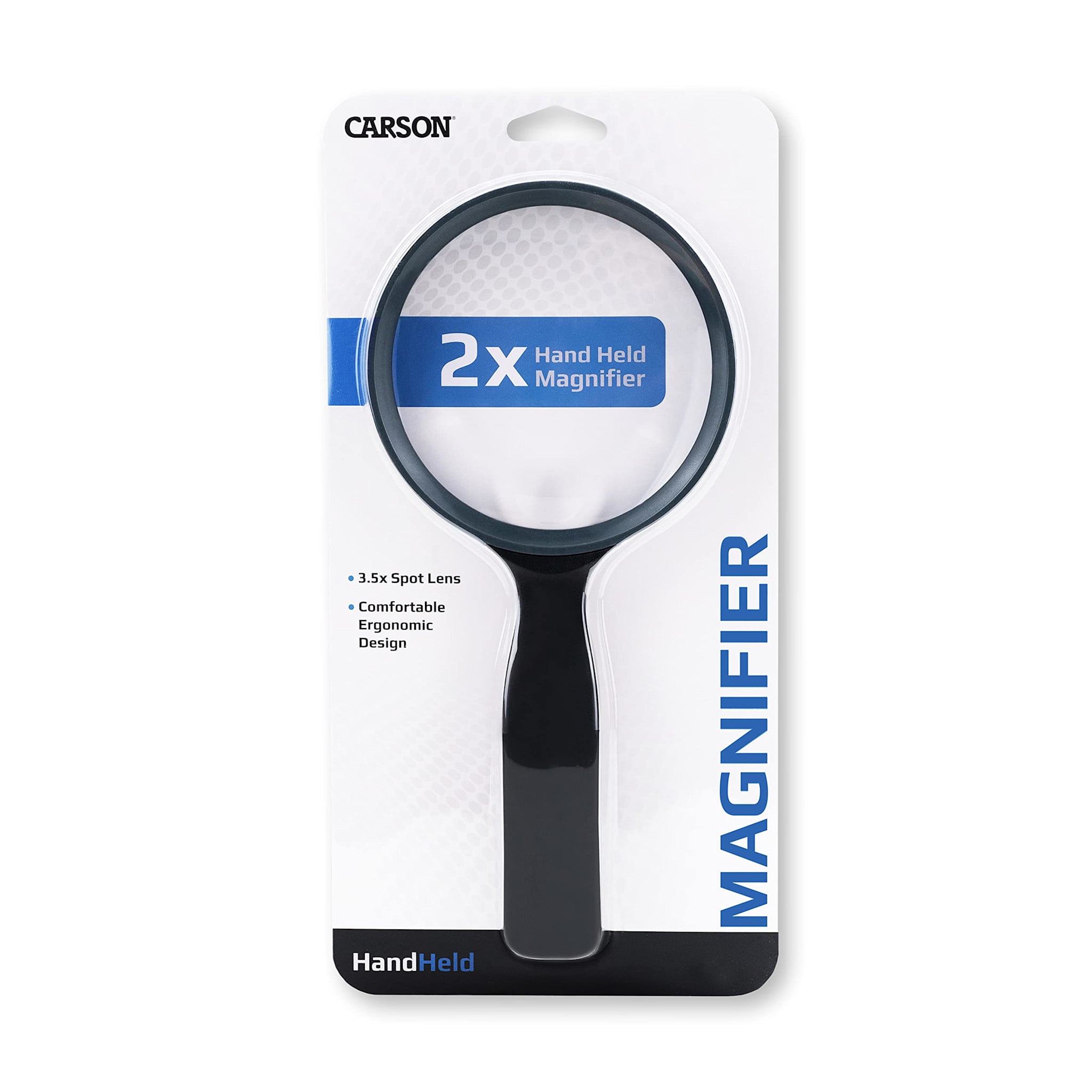 Scientific Carson 2X Magnifying Glass w/ 3.5x Spot Lens