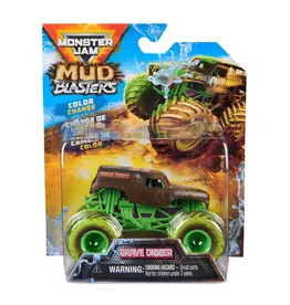 Spin Master Monster Jam Mud Blasters 1:64 Scale Monster Truck - Grave Digger