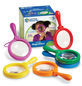 Learning Resources Jumbo Magnifiers Set of 6