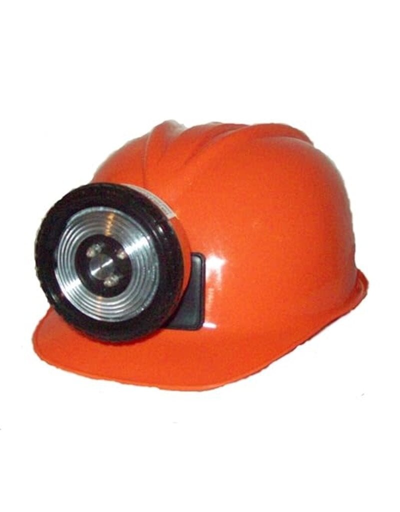 Squire Boone Village Official Miner Pow! Science! Mining Company - Helmet - Orange w/ Black Ring