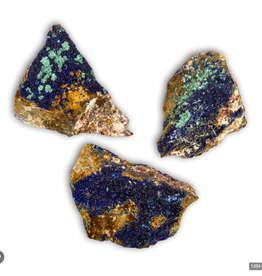 Squire Boone Village Azurite Druse 1 1/2" sold single