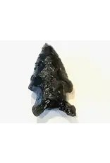 Squire Boone Village Rock/Mineral - Obsidian Replica Arrowhead (with Magnet)
