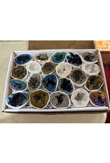 Squire Boone Village Rock/Mineral - Ionized Titanium Geodes (Sizes and Colors Vary; Sold Individually)