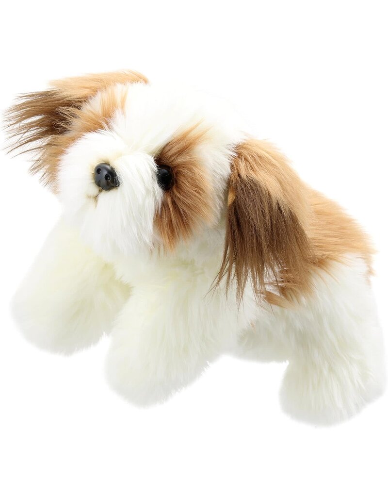 The Puppet Company Full-Bodied Animal Hand Puppet - Dog ( Brown & White)