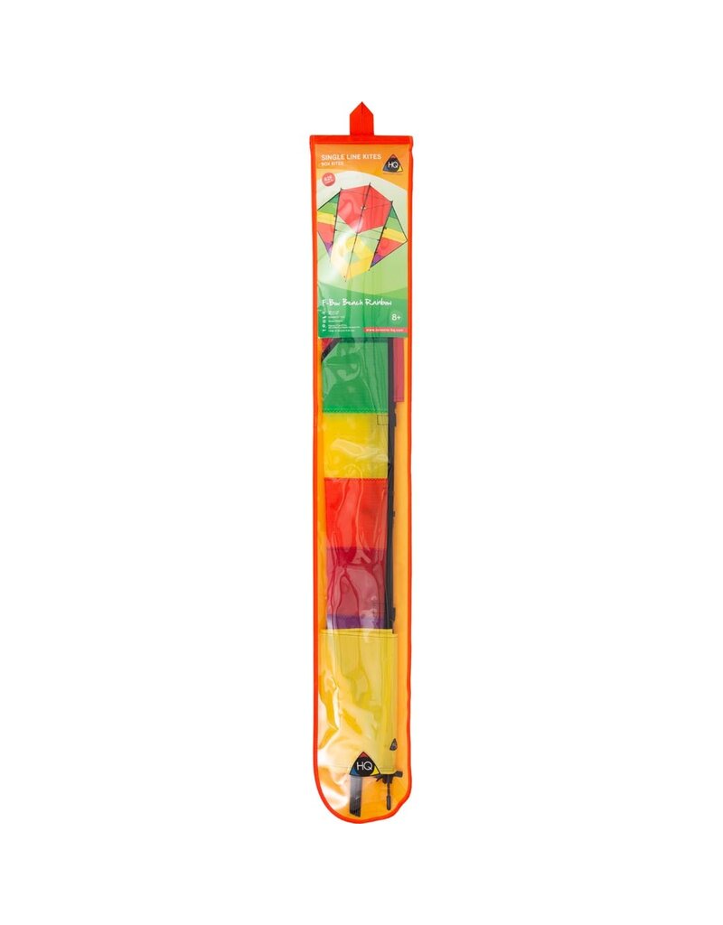 HQ Kites and Designs Kite -  F Box Beach Rainbow Kite (39")