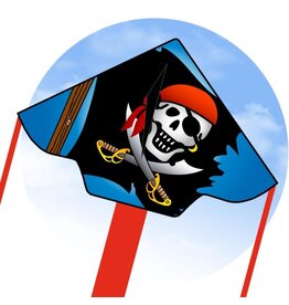 HQ Kites and Designs Jolly Roger Pirate Kite Flyer