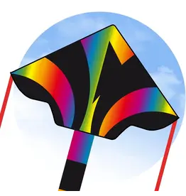 HQ Kites and Designs Ecoline Radient Rainbow Simple Flyer (47")
