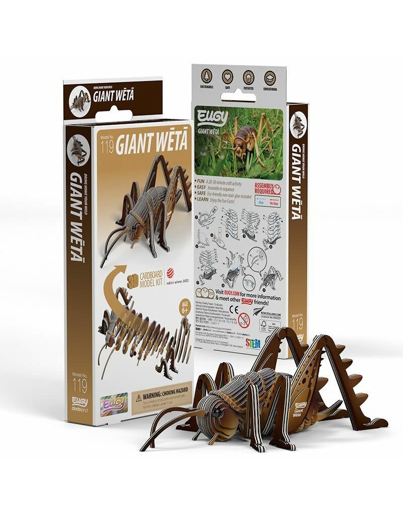 EUGY Giant Weta 3D Puzzle Kit