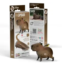 EUGY Capybara Cardboard 3D Puzzle