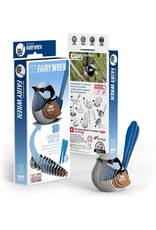EUGY Fairy Wren Cardboard 3D Puzzle