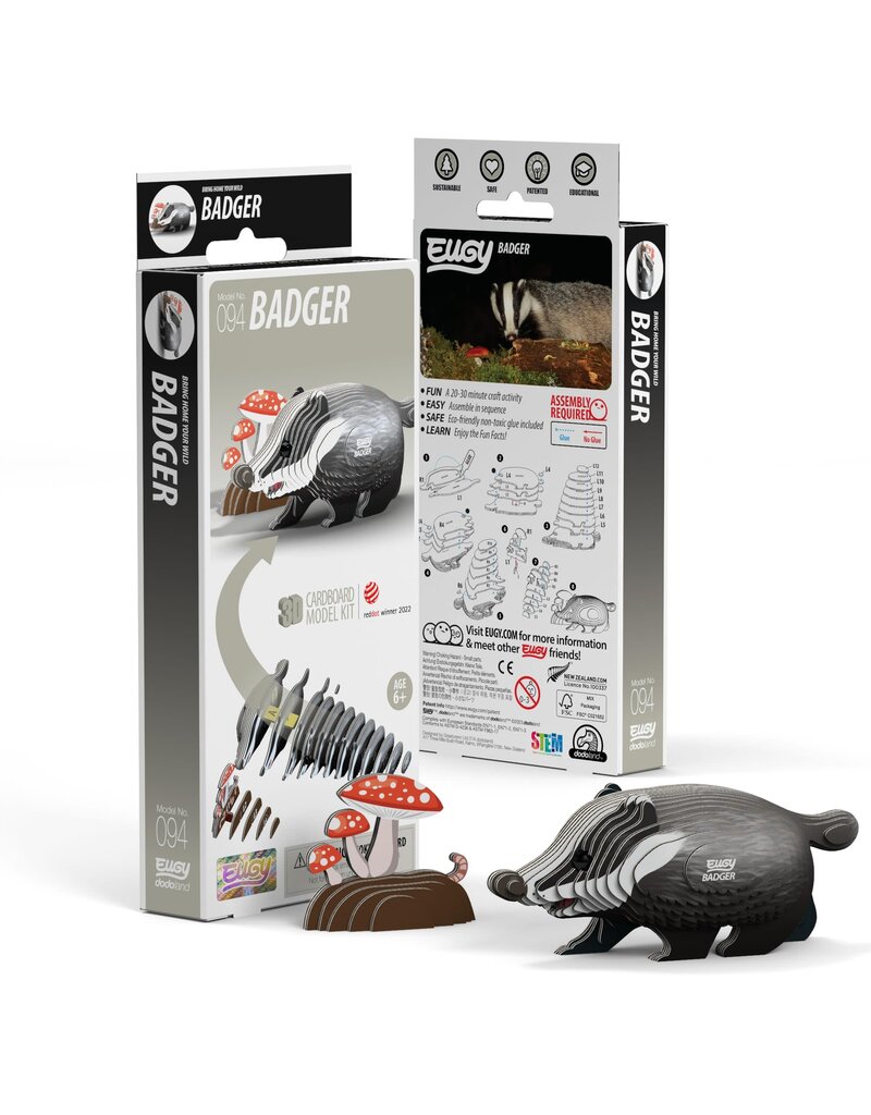 EUGY Badger 3D Puzzle
