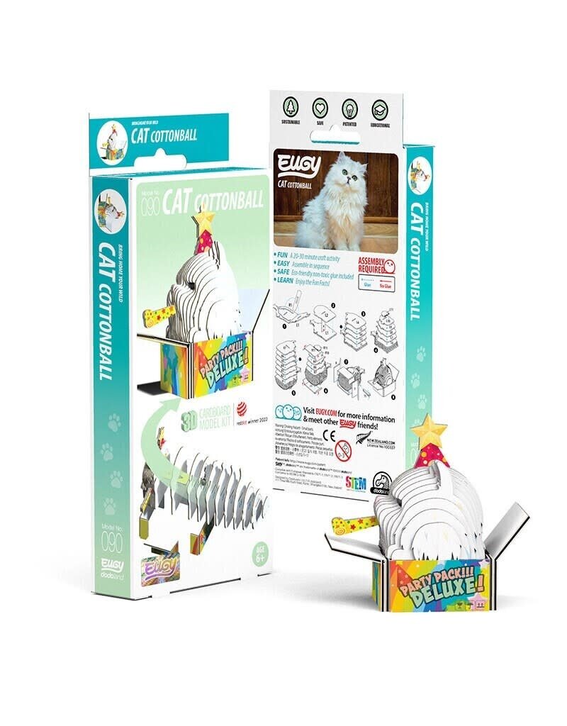 Safari Ltd. Cat Cottonball 3D Puzzle