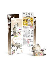 EUGY Cat Mocha Cardboard 3D Puzzle