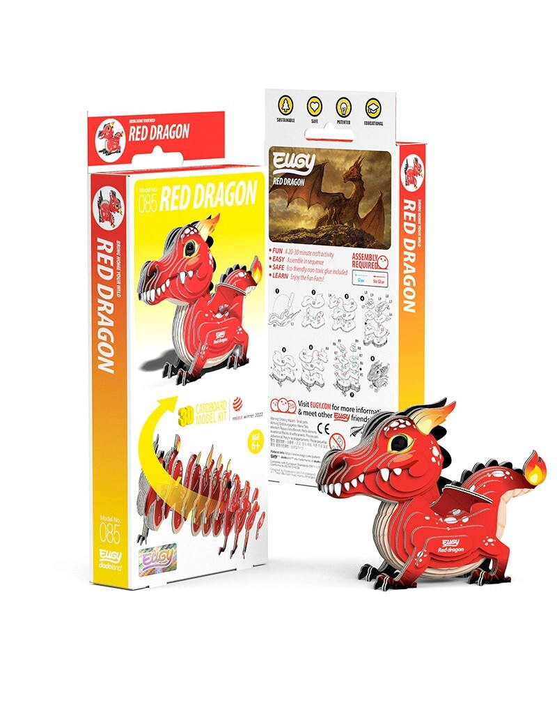 EUGY Red Dragon 3D Puzzle