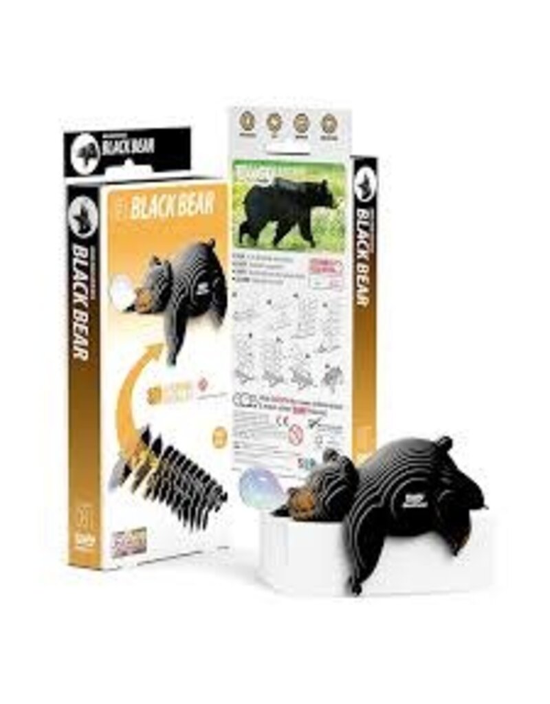EUGY Black Bear 3D Puzzle