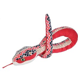 Wild Republic Plush Snake Red Scales (54")
