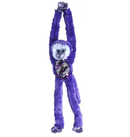 Wild Republic Hanging Purple Sequin Monkey