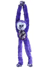 Wild Republic Hanging Purple Sequin Monkey