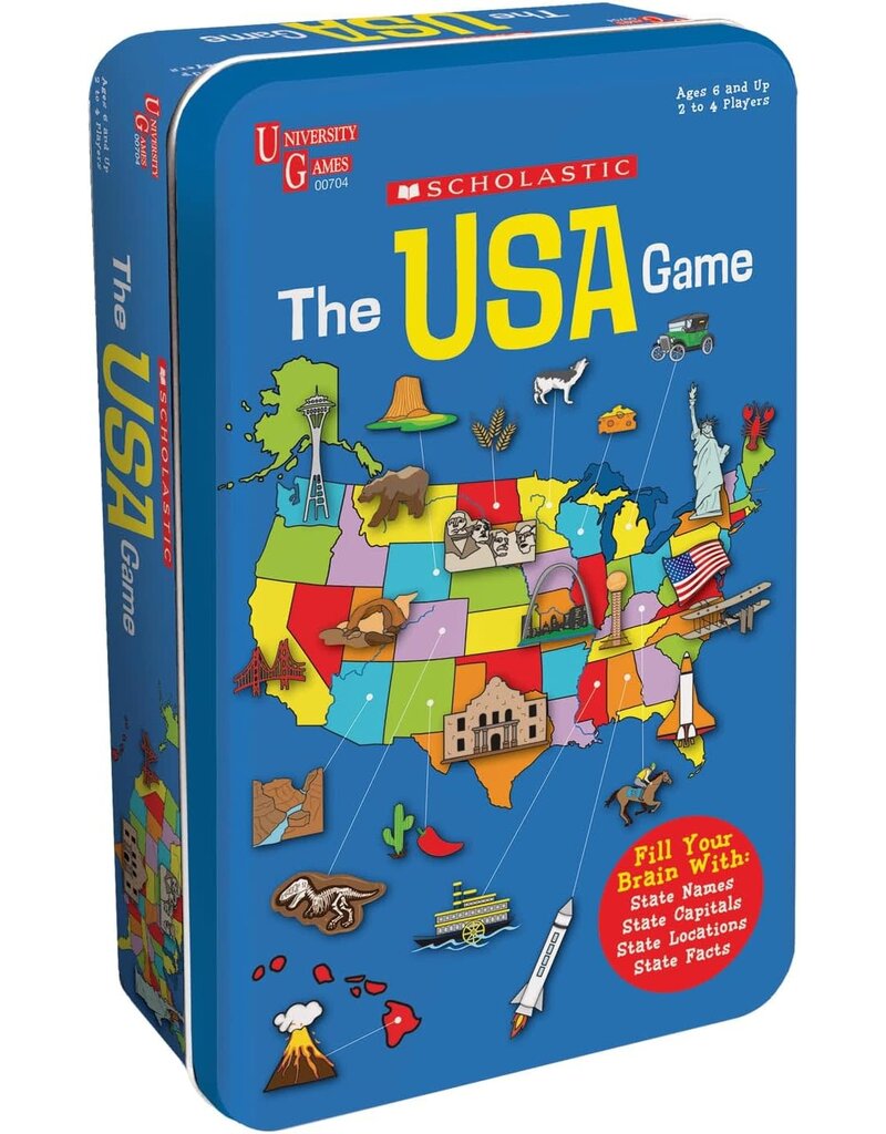 University Games Games The USA Game in Tin Box