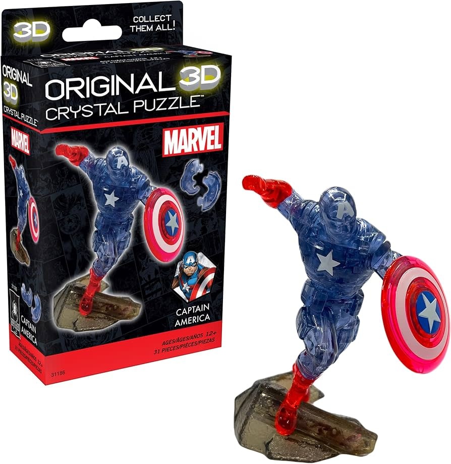 Marvel Original 3D Crystal Puzzle - Captain America