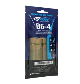 Estes Rockets Hobby Estes Rocket Engines (3 Pack) - B6-4