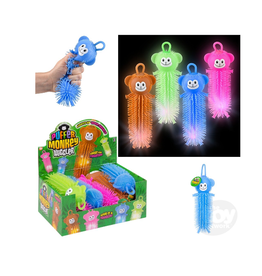 The toy network Novelty Puffer Monkey Puffer Light-Up Wiggler 8" Colors Vary; Sold Individually)