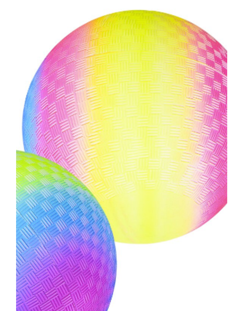 The toy network Rainbow Playground Ball (9") color will vary sold single