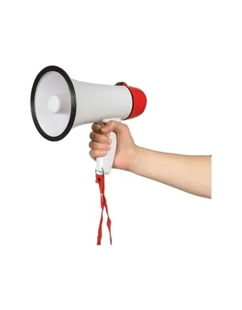 The toy network Supporter's Battery Operated Megaphone ( Blue; Red )