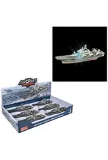 The toy network Die-cast Pull Back Air Craft Carrier w/ Light & Sound (8.5"; sold Individually)