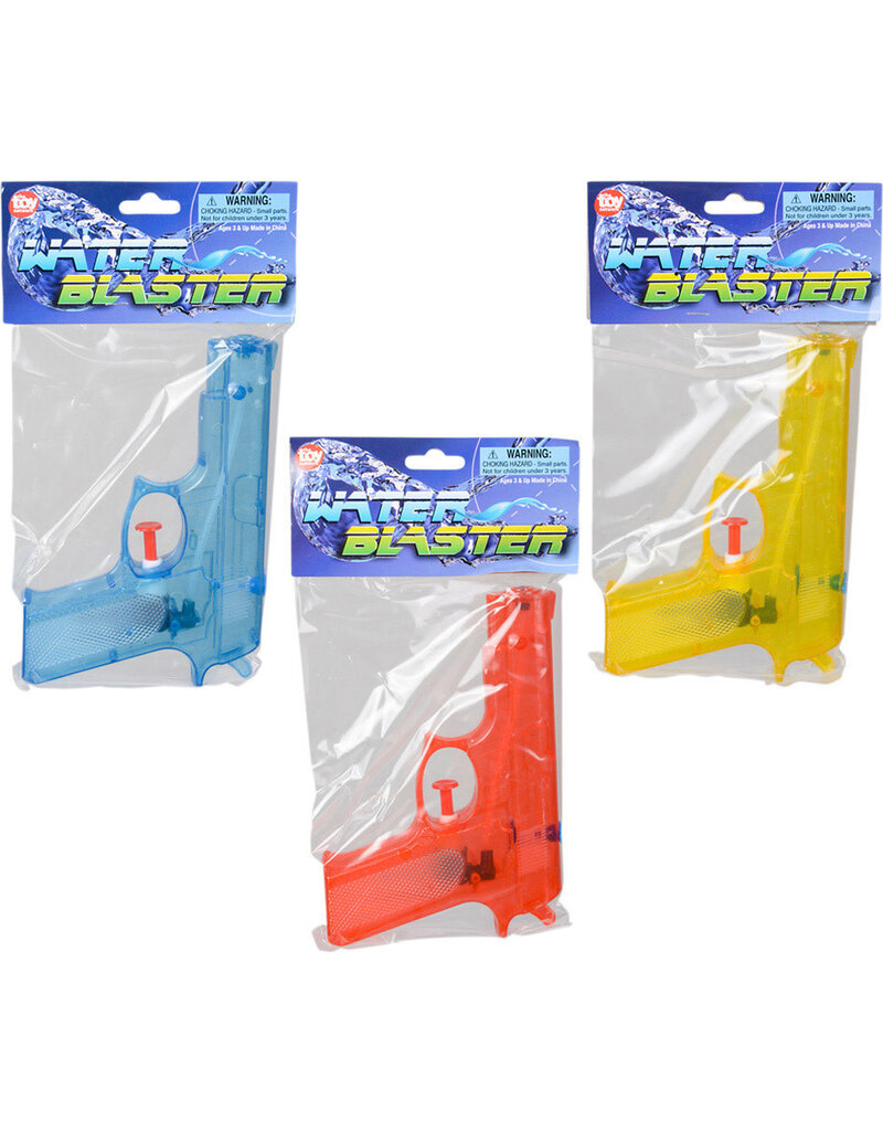 The toy network Transparent Water Squirter 4" Assorted (color will vary and sold single)