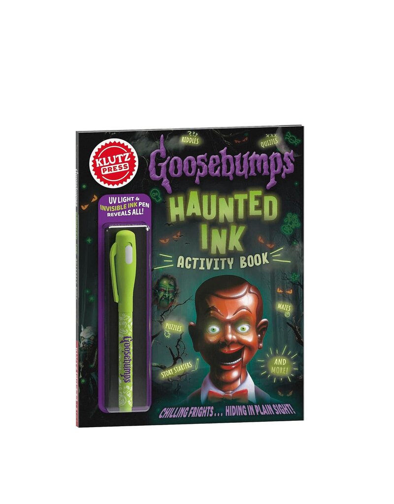 Klutz Klutz Goosebumps Haunted Ink Activity Book