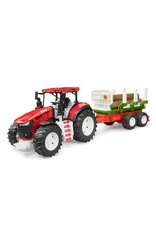 Bruder Bruder Roadmax Tractor with Logging Trailer and Three Logs