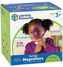 Learning Resources Jumbo Magnifiers (Set of 6)