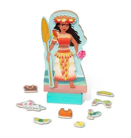 Melissa & Doug Moana Wooden Magnetic Dress Up