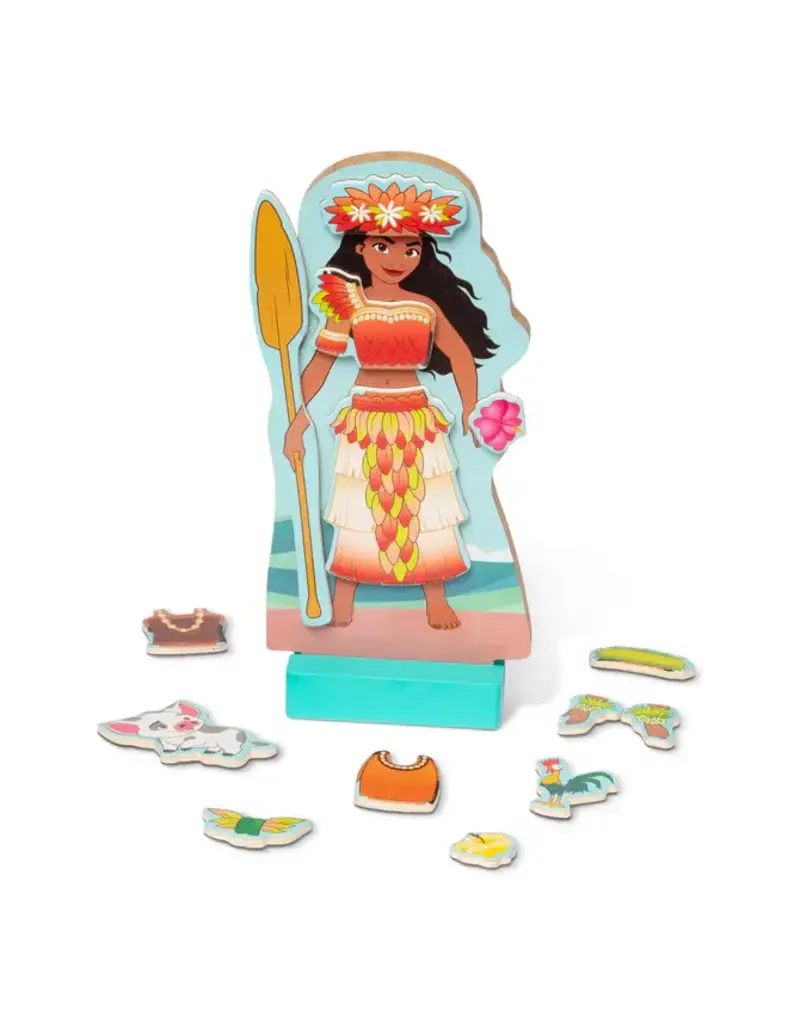 Melissa & Doug Moana Wooden Magnetic Dress Up