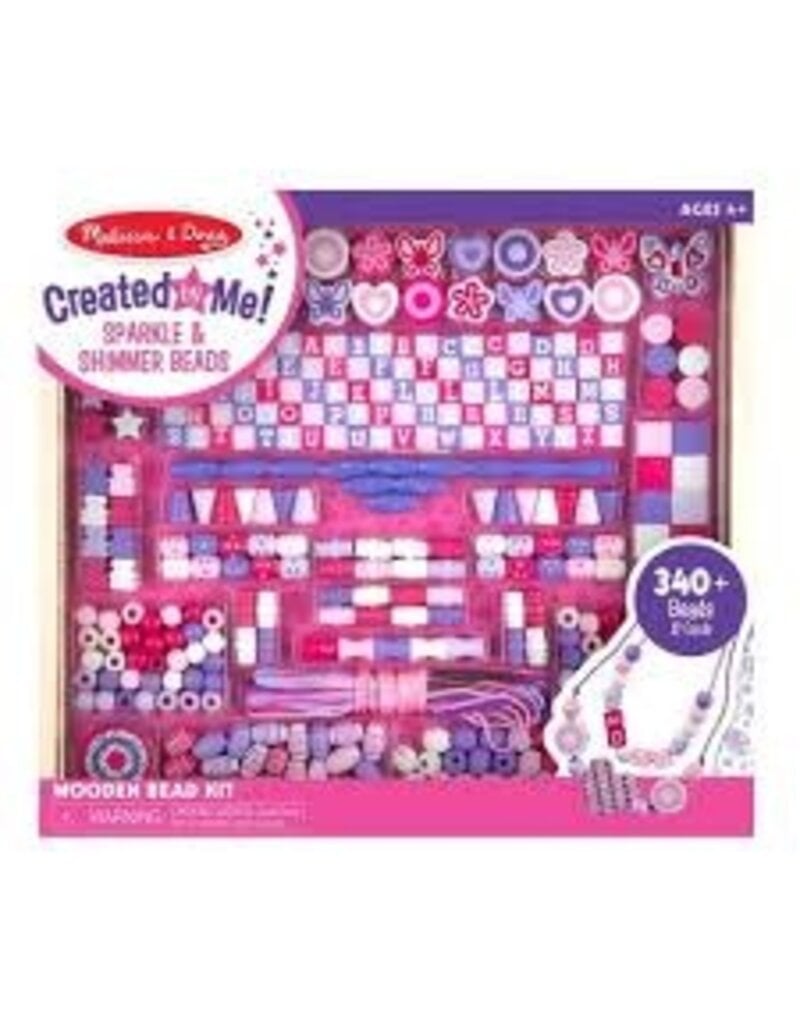 Melissa & Doug Deluxe Collection - Wooden Bead Set
