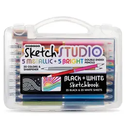SNIFTY Sketch Studio Black & White Travel Set