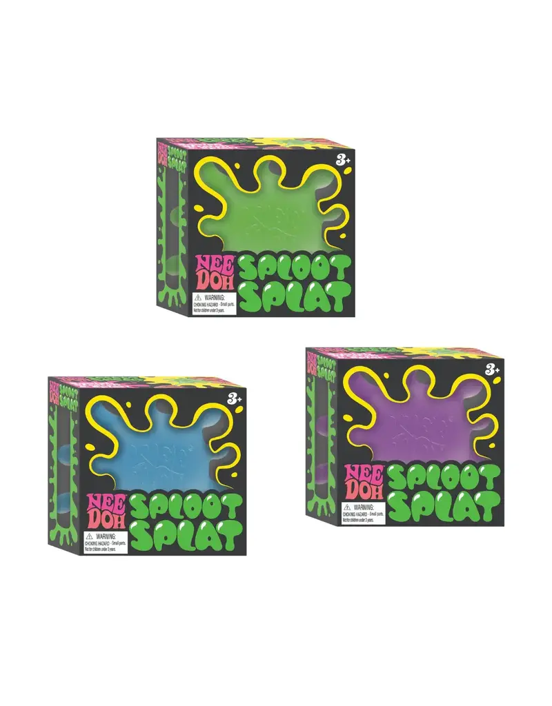 Schylling Toys Fidget Needoh Sploot Splat (Sold Individually; Colors Vary)