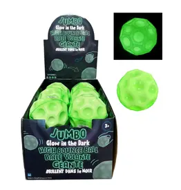 Handee Products Jumbo Glow in the Dark Super High Bounce Ball