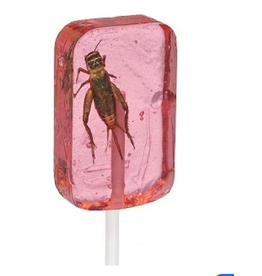 FAIRE Hotflix Real! Cricket Lick-It Suckers -  Strawberry (Sold Individually)